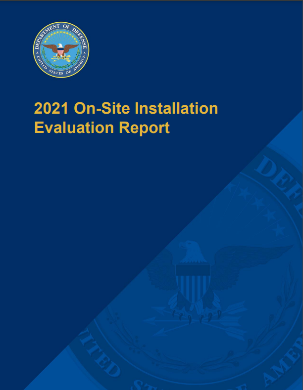 2021 On-Site Installation Evaluation Report